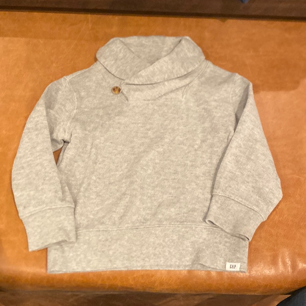 Boys shawl collar sweatshirt